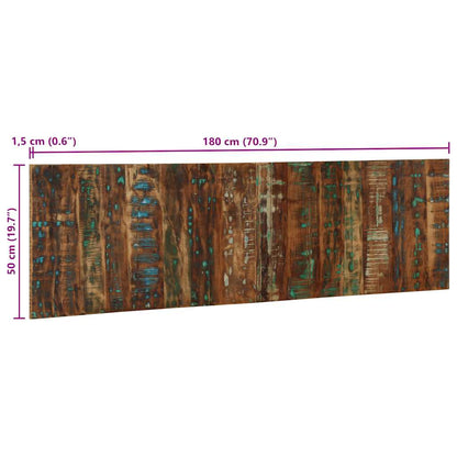 vidaXL Kopfteil Mehrfarbig 180 cm Massivholz Altholz