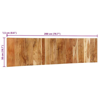 vidaXL Kopfteil 200 cm Massivholz Akazie