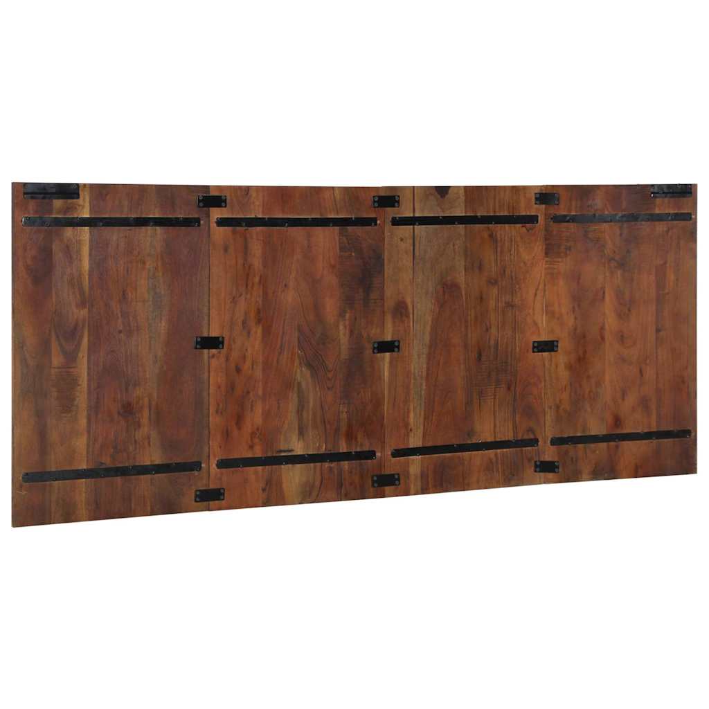 vidaXL Kopfteil Mehrfarbig 200 cm Massivholz Altholz