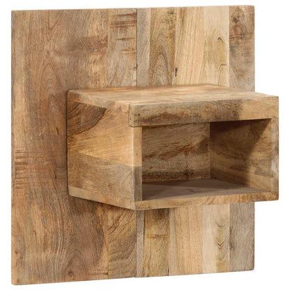 vidaXL Nachttisch 50x27x50 cm Raues Mango-Massivholz