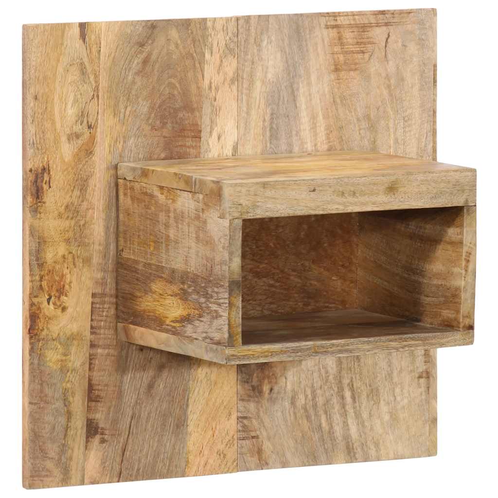 vidaXL Nachttisch 50x27x50 cm Raues Mango-Massivholz