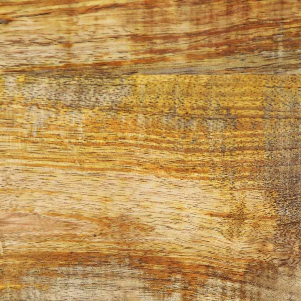 vidaXL Nachttisch 50x27x50 cm Raues Mango-Massivholz