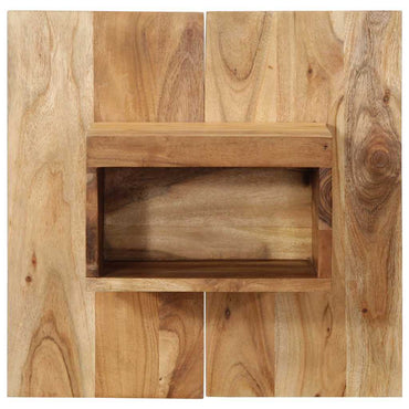 vidaXL Nachttisch 50x27x50 cm Massivholz Akazie