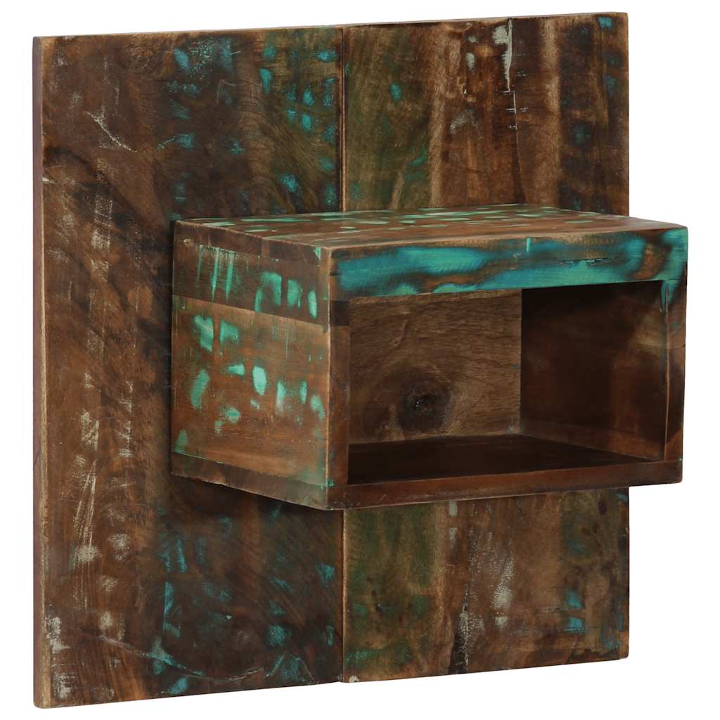 vidaXL Nachttisch Mehrfarbig 50x27x50 cm Altholz Massiv