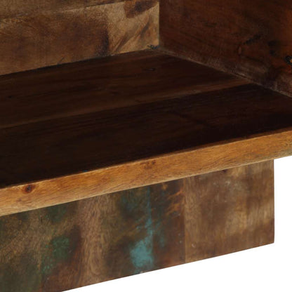 vidaXL Nachttisch Mehrfarbig 50x27x50 cm Altholz Massiv