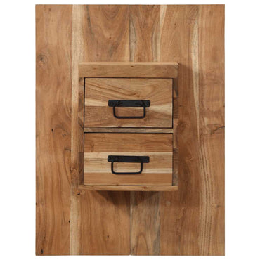 vidaXL Nachttisch 60x32x80 cm Massivholz Akazie