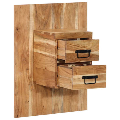 vidaXL Nachttisch 60x32x80 cm Massivholz Akazie