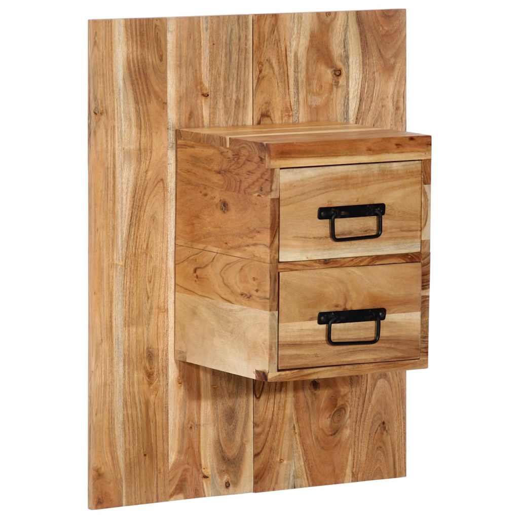 vidaXL Nachttisch 60x32x80 cm Massivholz Akazie