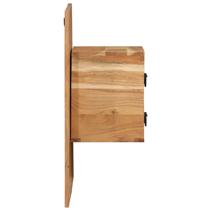 vidaXL Nachttisch 60x32x80 cm Massivholz Akazie
