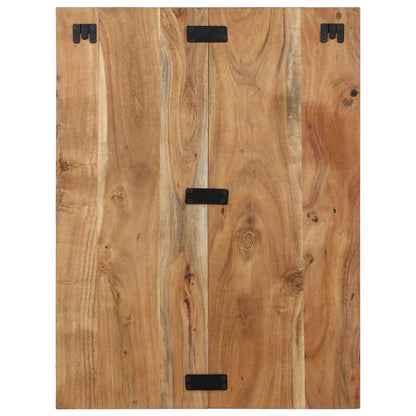 vidaXL Nachttisch 60x32x80 cm Massivholz Akazie