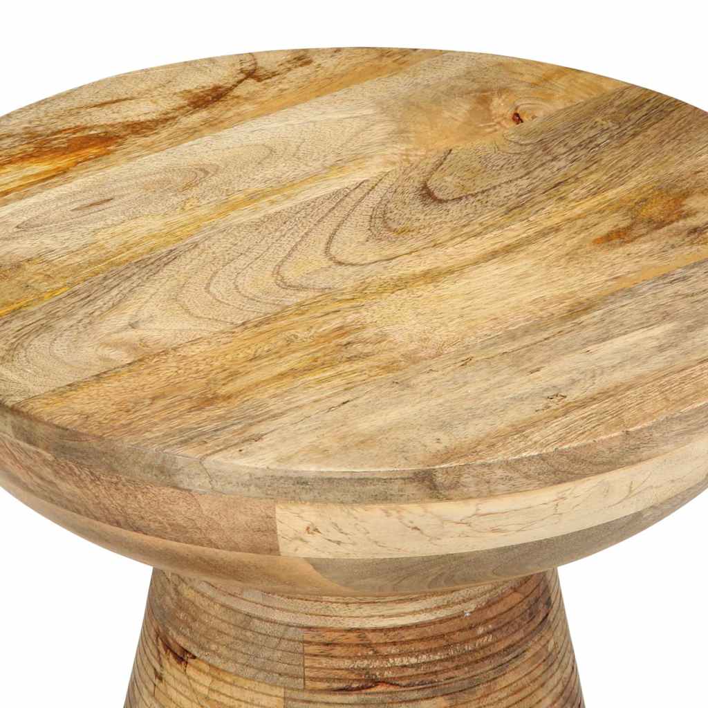 vidaXL Beistelltisch Ø37x45 cm Massivholz Mango