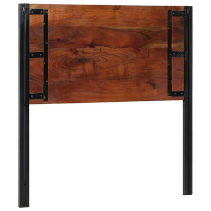 Kopfteil 100 cm Altholz Massivholz und Eisen