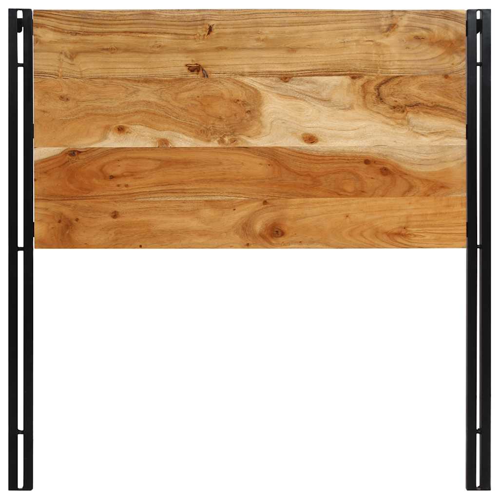 vidaXL Kopfteil 100 cm Massivholz Akazie und Eisen