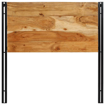 vidaXL Kopfteil 100 cm Massivholz Akazie und Eisen