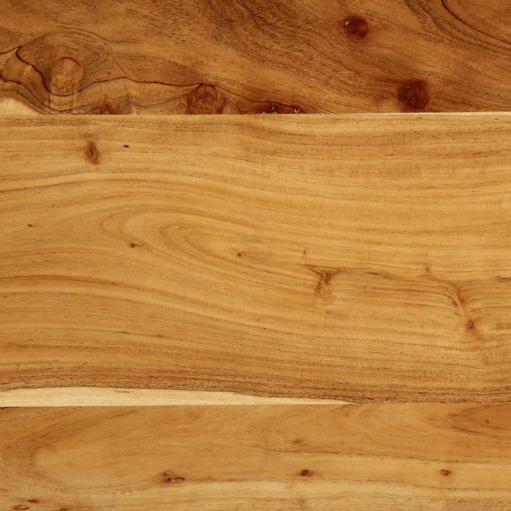 vidaXL Kopfteil 100 cm Massivholz Akazie und Eisen