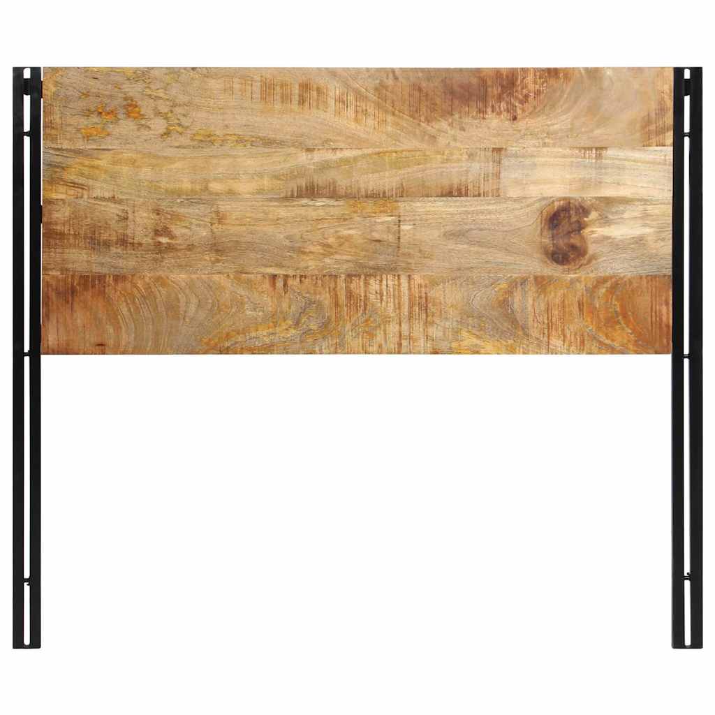 vidaXL Kopfteil 120 cm Massivholz Mango und Eisen