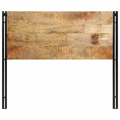 vidaXL Kopfteil 120 cm Massivholz Mango und Eisen