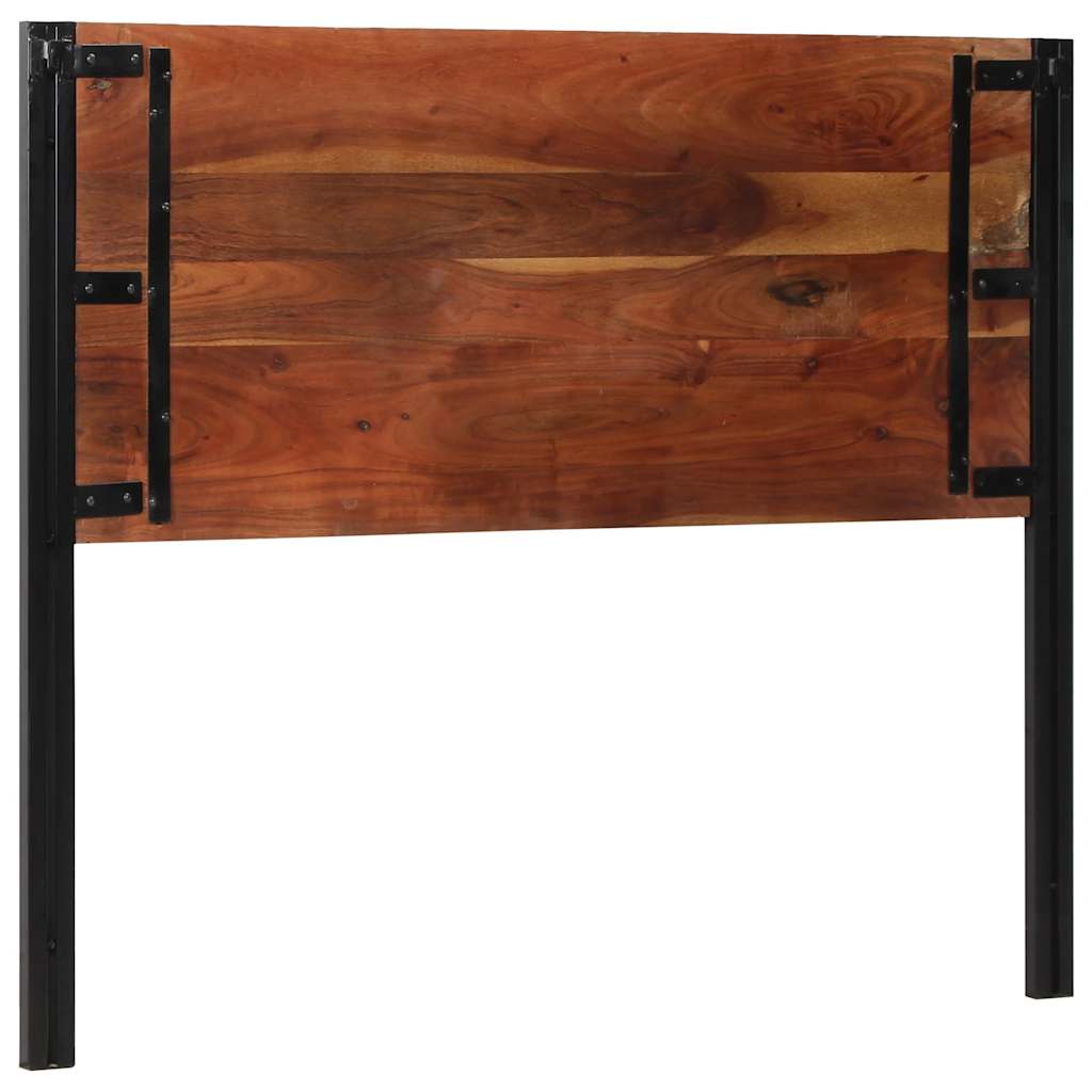 vidaXL Kopfteil 120 cm Altholz Massivholz und Eisen