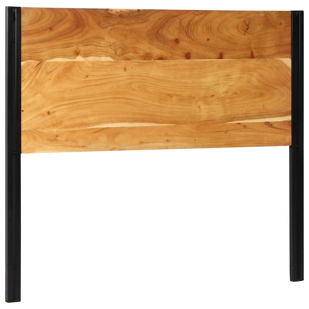 vidaXL Kopfteil 120 cm Massivholz Akazie und Eisen