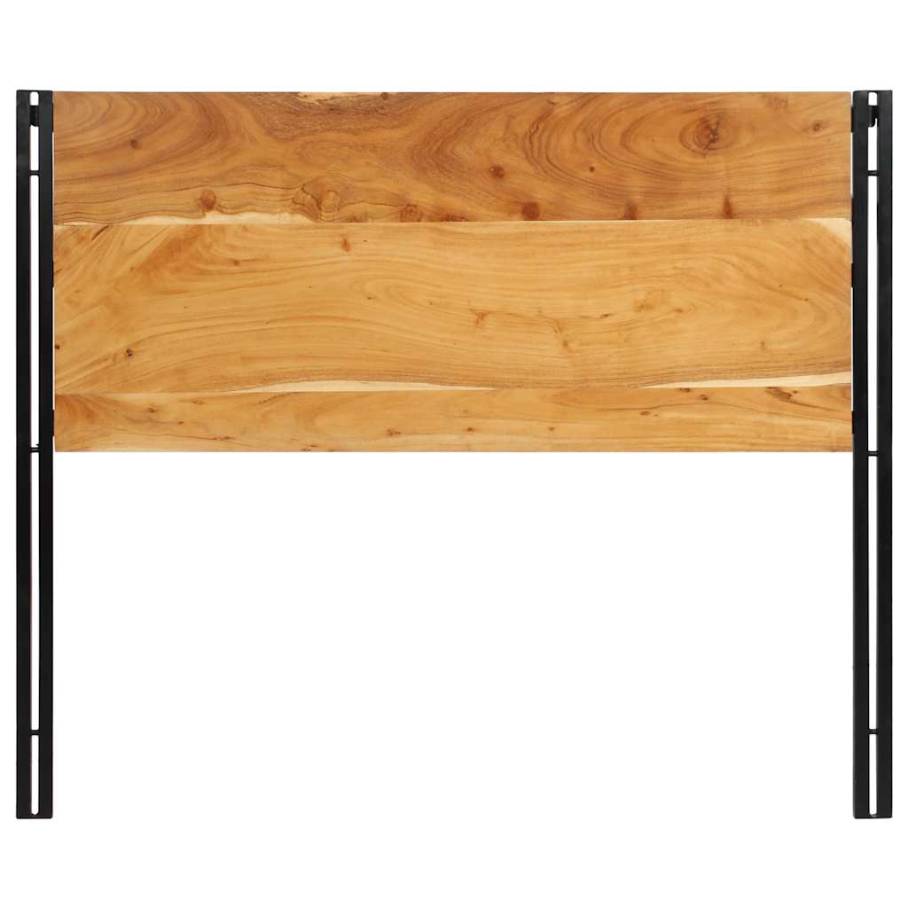 vidaXL Kopfteil 120 cm Massivholz Akazie und Eisen