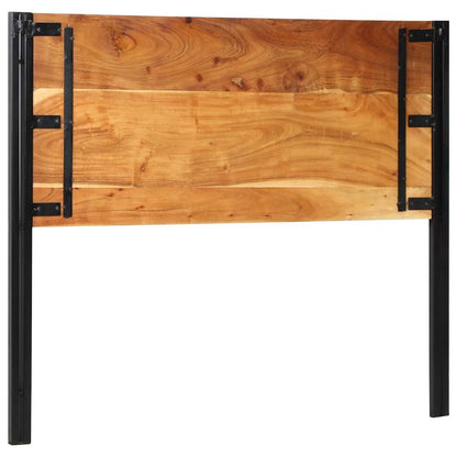 vidaXL Kopfteil 120 cm Massivholz Akazie und Eisen