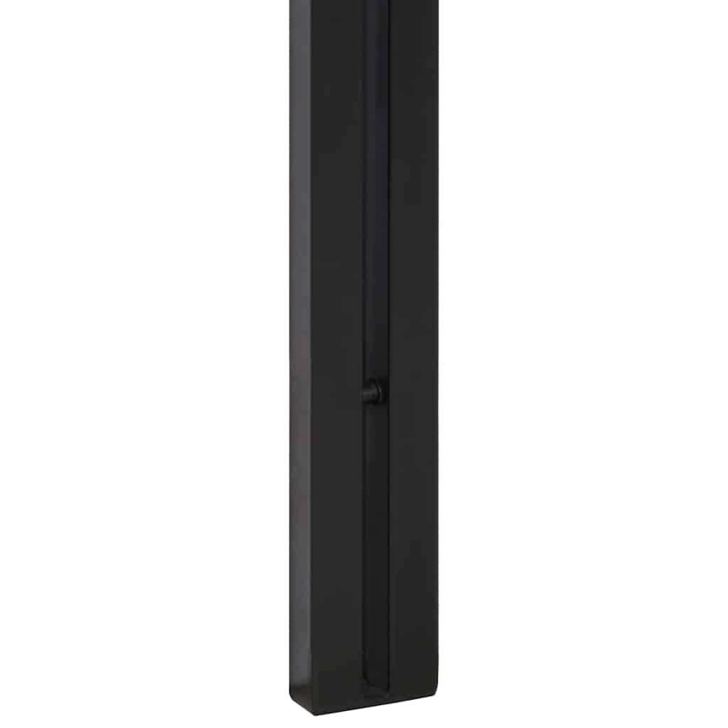 vidaXL Kopfteil 120 cm Massivholz Akazie und Eisen