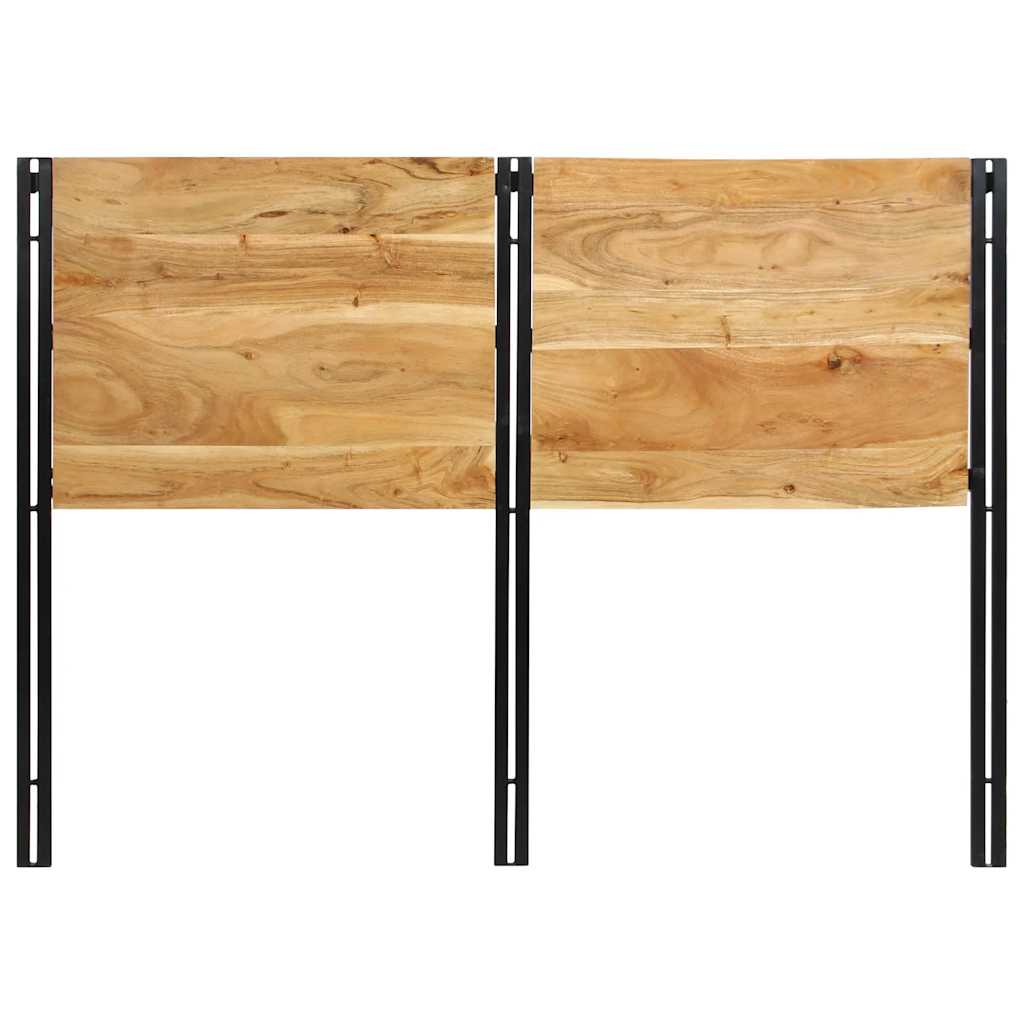 vidaXL Kopfteil 140 cm Massivholz Akazie und Eisen