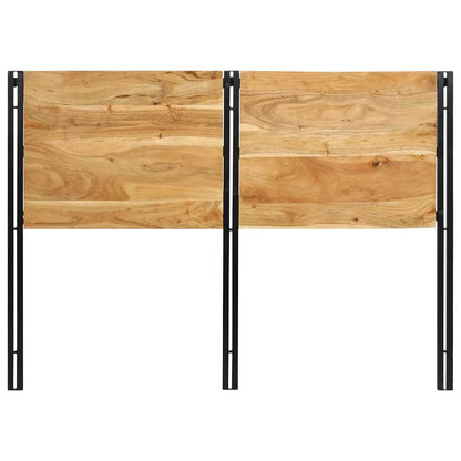 vidaXL Kopfteil 140 cm Massivholz Akazie und Eisen