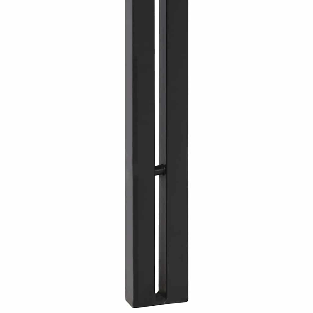 vidaXL Kopfteil 160 cm Altholz Massivholz und Eisen