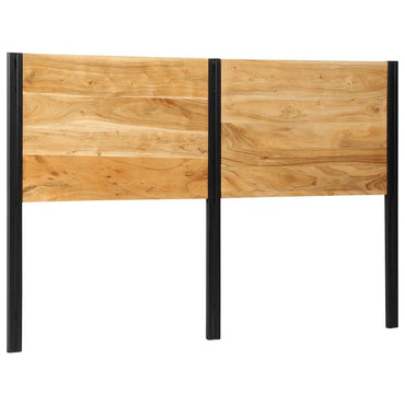 vidaXL Kopfteil 160 cm Massivholz Akazie und Eisen