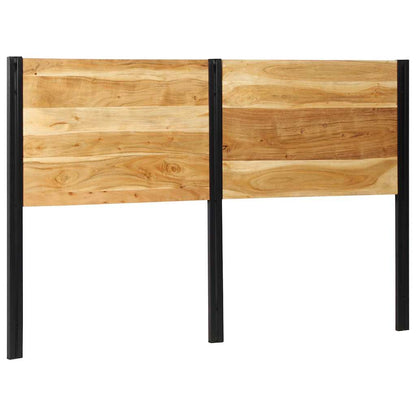 vidaXL Kopfteil 160 cm Massivholz Akazie und Eisen