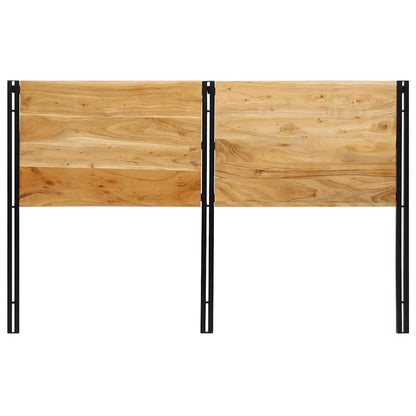 vidaXL Kopfteil 160 cm Massivholz Akazie und Eisen