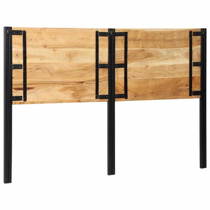 vidaXL Kopfteil 160 cm Massivholz Akazie und Eisen