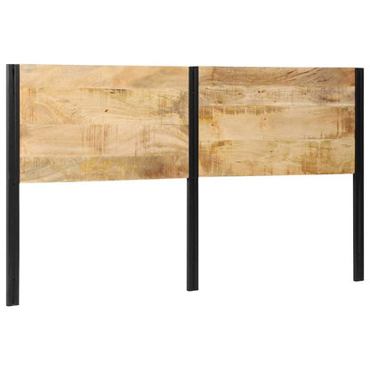 vidaXL Kopfteil 180 cm Massivholz Mango und Eisen