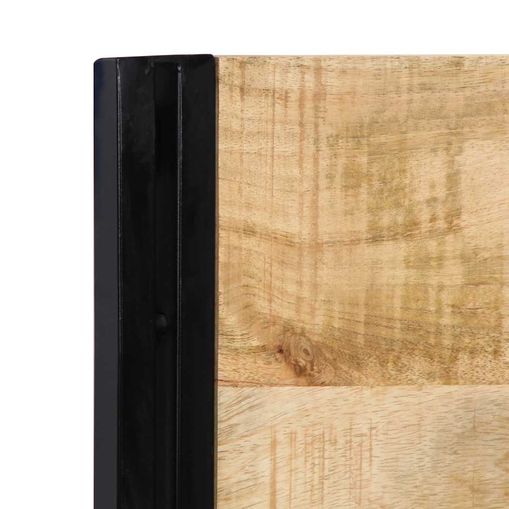 vidaXL Kopfteil 180 cm Massivholz Mango und Eisen