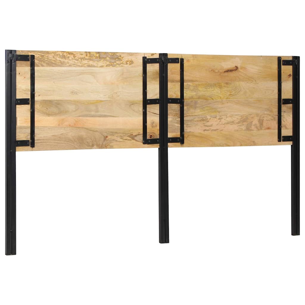 vidaXL Kopfteil 180 cm Massivholz Mango und Eisen