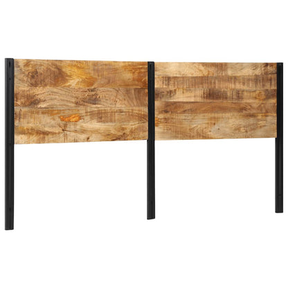 Kopfteil 200 cm Massivholz Mango und Eisen