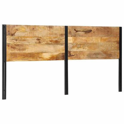 Kopfteil 200 cm Massivholz Mango und Eisen