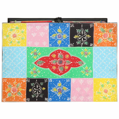 Konsolentisch mit Regal mit Speicher Mehrfarbig 50 x 30 x 70 cm