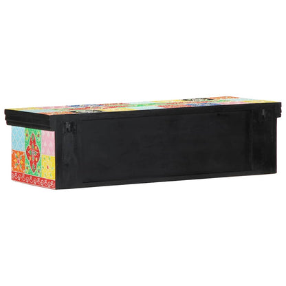 Meuble TV vidaXL avec étagère Multicolore 80 x 30 x 22 cm Bois d'ingénierie