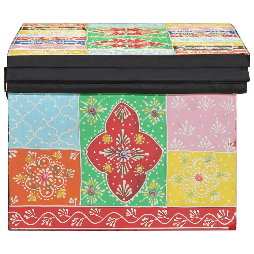 Meuble TV vidaXL avec étagère Multicolore 80 x 30 x 22 cm Bois d'ingénierie