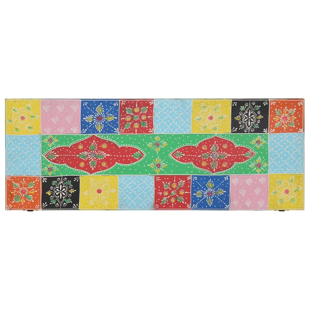 Meuble TV vidaXL avec étagère Multicolore 80 x 30 x 22 cm Bois d'ingénierie