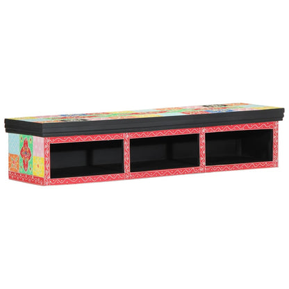 vidaXL Meuble TV avec étagère Multi-couleurs 100 x 30 x 22 cm Bois d'ingénierie