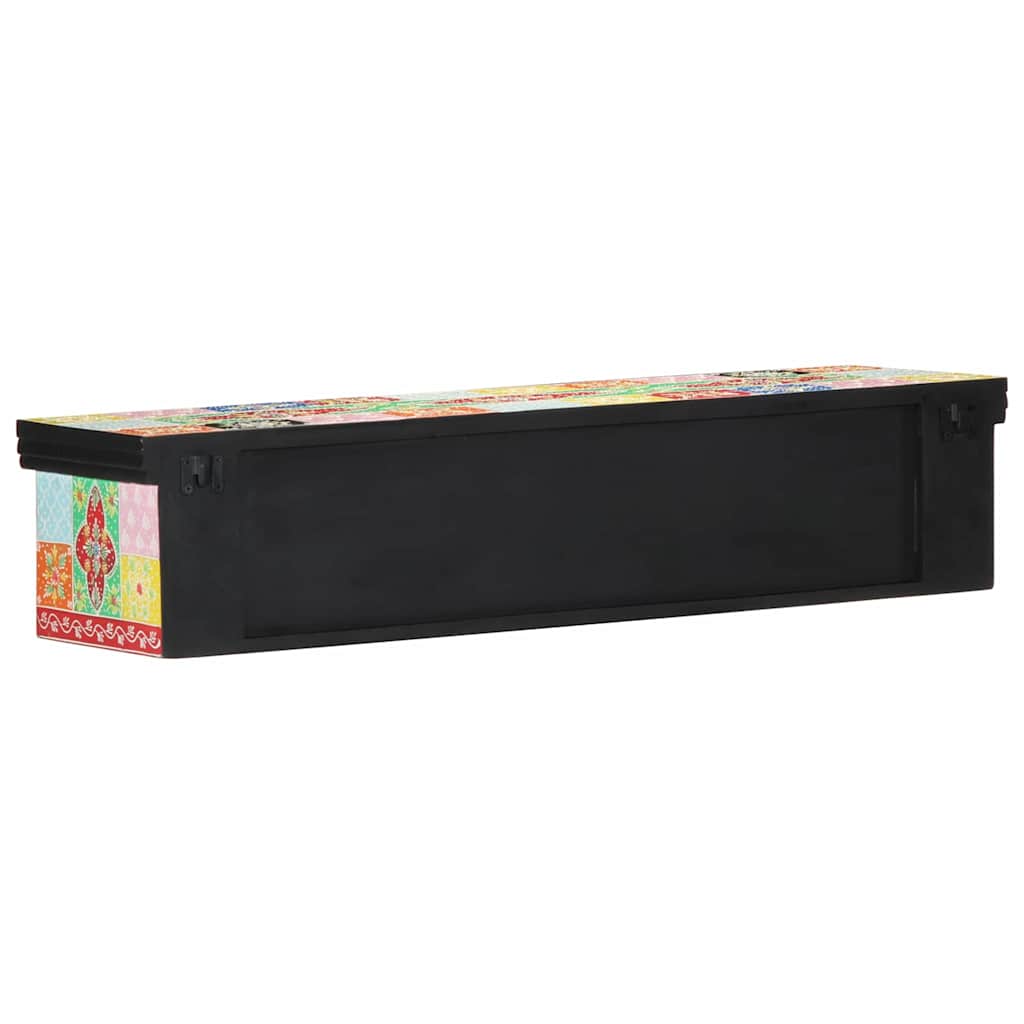 vidaXL Meuble TV avec étagère Multi-couleurs 100 x 30 x 22 cm Bois d'ingénierie