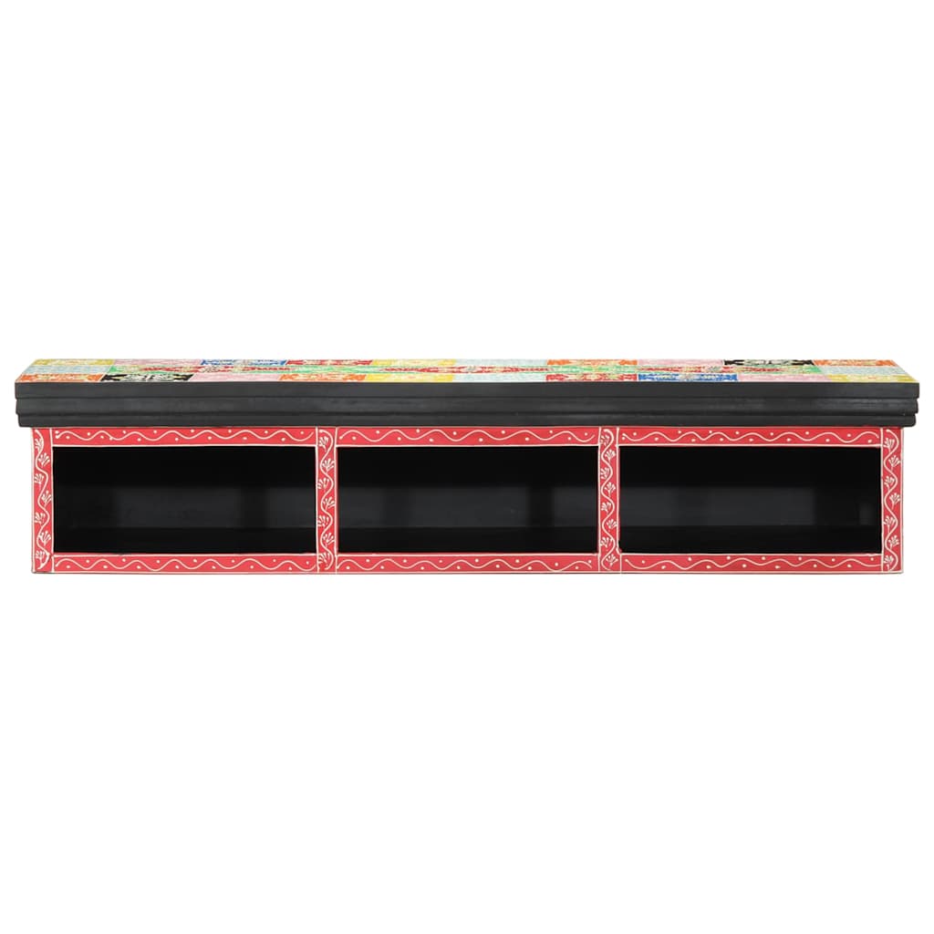 vidaXL Meuble TV avec étagère Multi-couleurs 100 x 30 x 22 cm Bois d'ingénierie
