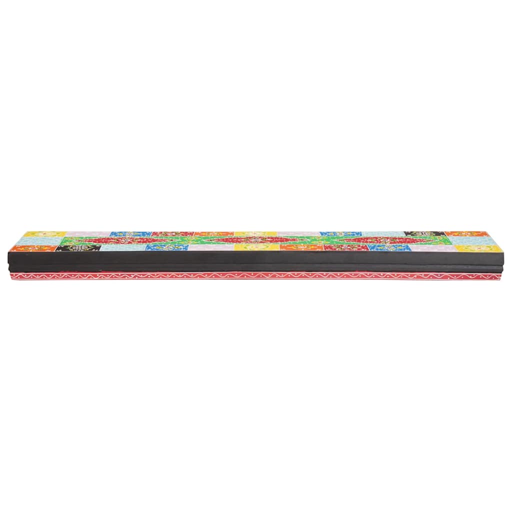 vidaXL Wandregale Mehrfarbig 100 x 20 x 6 cm Massivholz Mango