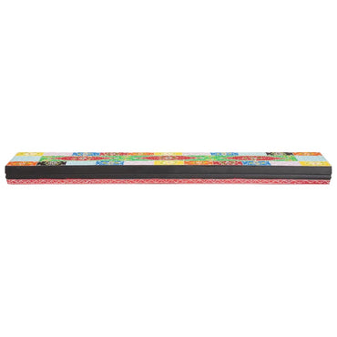 vidaXL Wandregale Mehrfarbig 100 x 20 x 6 cm Massivholz Mango