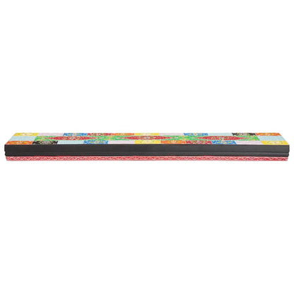 vidaXL Wandregale Mehrfarbig 100 x 20 x 6 cm Massivholz Mango