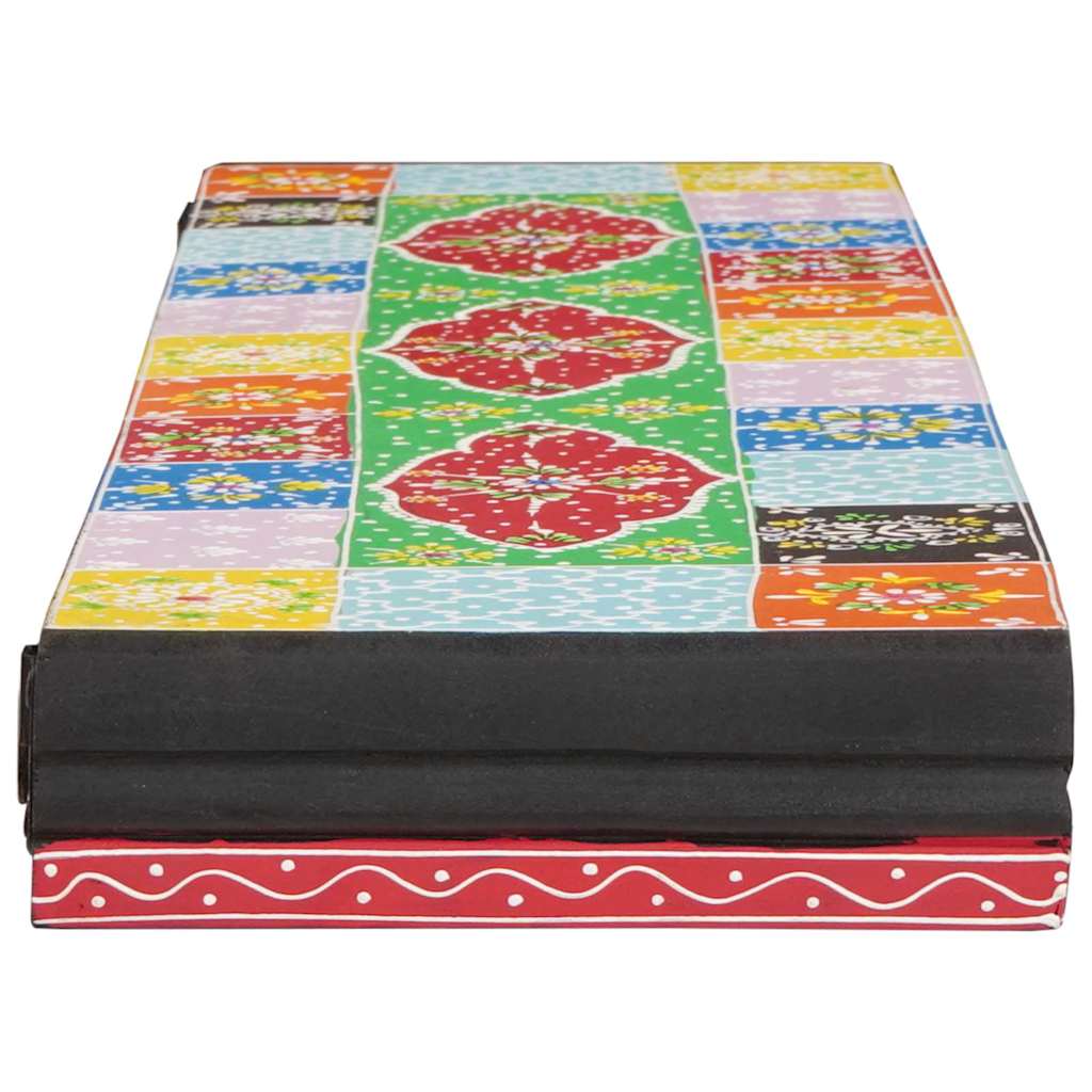 vidaXL Wandregale Mehrfarbig 100 x 20 x 6 cm Massivholz Mango
