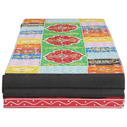 vidaXL Wandregale Mehrfarbig 100 x 20 x 6 cm Massivholz Mango
